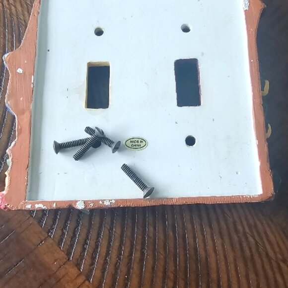 Double Toggle Lightswitch Light Switch Bird Birdhouse Birdhouses HOME TWEET HOME - Picture 3 of 5